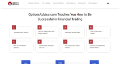 Desktop Screenshot of optionsadvice.com
